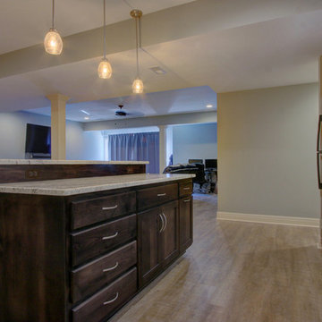 Custom Cabinetry for Basement Finish