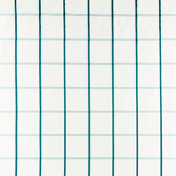 Marcela Plaid in Neptune - Fabric