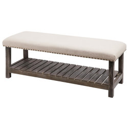 Transitional Upholstered Benches by Forty West Designs