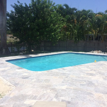 Silver Travertine Pavers