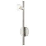 Livex Lighting - Livex LightiBannister, 1 Light Wall Sconce, Brushed Nickel/Satin Nickel - Simplicity and attention to detail are the key eleBannister 1 Light Wa Brushed NickelUL: Suitable for damp locations Energy Star Qualified: n/a ADA Certified: n/a  *Number of Lights: 1-*Wattage:60w Medium Base bulb(s) *Bulb Included:No *Bulb Type:Medium Base *Finish Type:Brushed Nickel