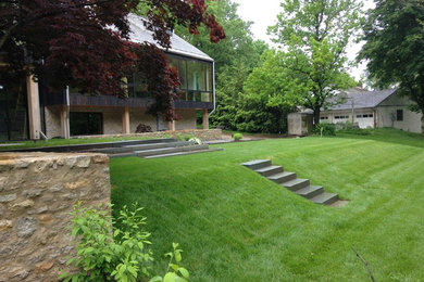 Inspiration for a farmhouse landscaping in Columbus.