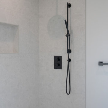Washing away the old, welcoming the new Shower renewal in progress
