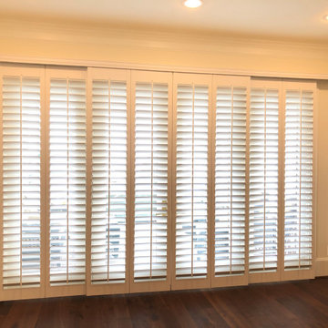 Sliding Door Plantation Shutters