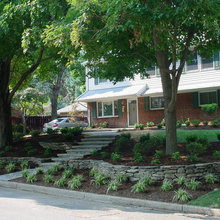 front yard retaining wall