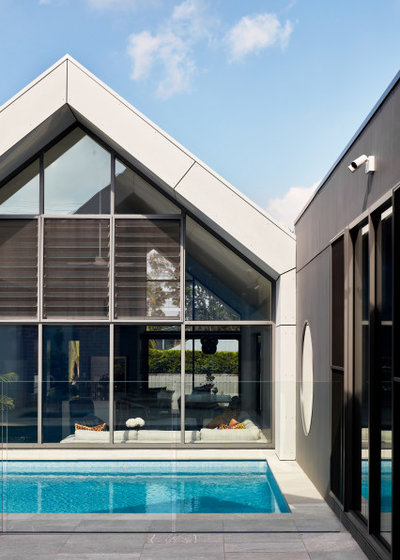 Contemporary Pool by Vanda Constructions "Custom Homes & Renovations"