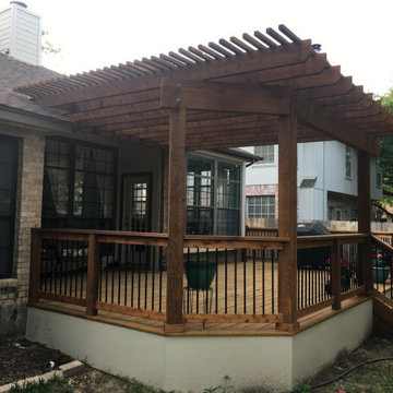 Round Rock Deck and Pergola Addition in Oaklands Subdivision