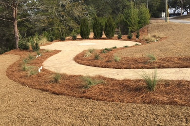 Landscaping and Pavers at Sunset Cemetery, Valparaiso, FL