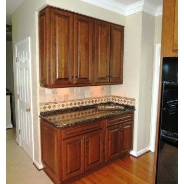 Kitchen Remodel done with cabinet refacing