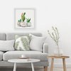 "Cactus Planters" Framed Painting Print