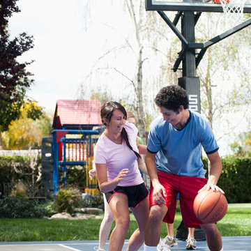 Backyard Basketball Court
