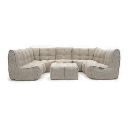 Mod 6 Lounge Max - Eco Weave - Corner Sofas