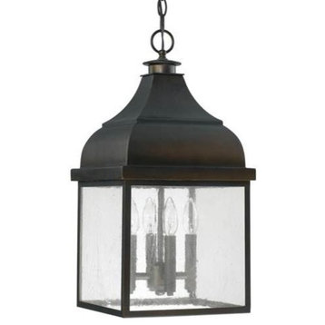 Capital Lighting Westridge 4-LT Outdoor Hanging Lantern 9646OB - Old Bronze