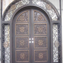 Beautiful Wrought Iron Door - Windows And Doors