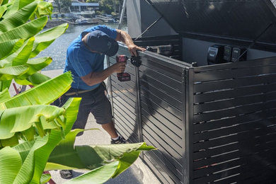 Pool Filter Cover Installation