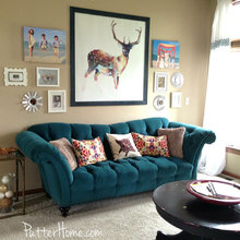 Colorful Eclectic Living room