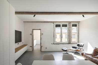 Exemple d'un salon tendance.