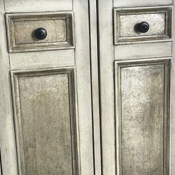 Custom designed cabinet makeover