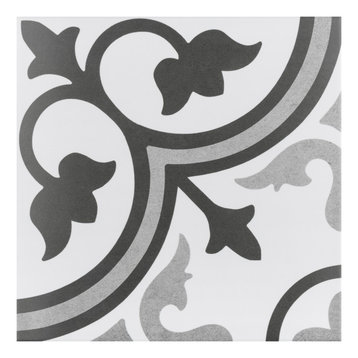SomerTile Amberes Classic 12" x 12" Ceramic Floor and Wall Tile