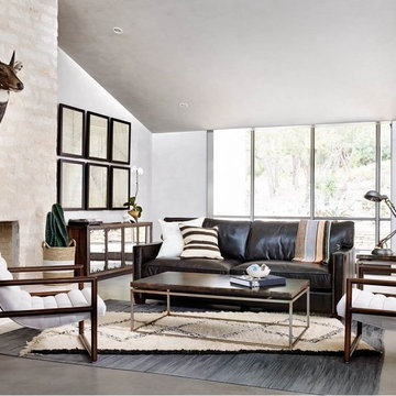 Rustic Modern Loft Living Room
