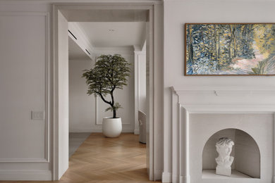 Example of a trendy home design design in Montreal