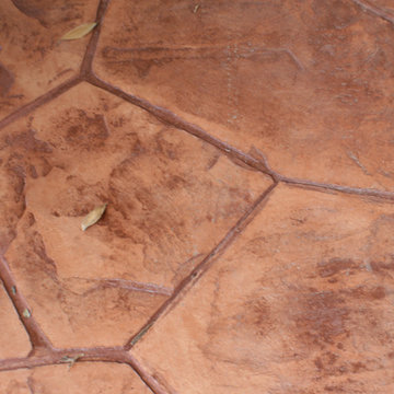 Archadeck Stamped & Stained Concrete Samples