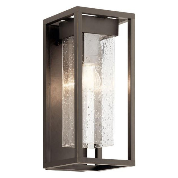 Kichler Lighting 59061OZ Mercer, Medium Outdoor Wall Mount, Bronze/Dar