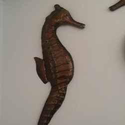 Extra Large Seahorse Prototype - Wall Sculptures