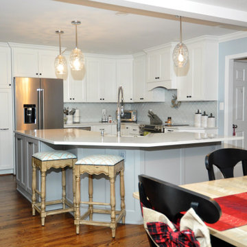 Transitional Kitchen Remodel Done With New Cabinets