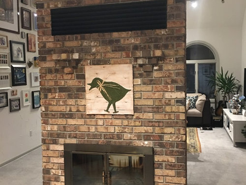 Large Two Sided Fireplace In Middle, How To Decorate A Wall With Fireplace In The Middle