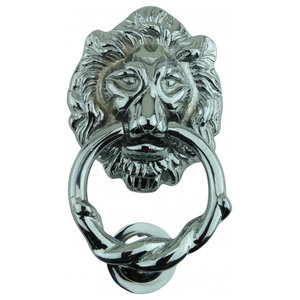 Verdi Green Man Cast Iron Door Knocker Gate Keeper Traditional