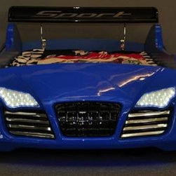 Audi Race Car Bed Blue - Bedroom Products
