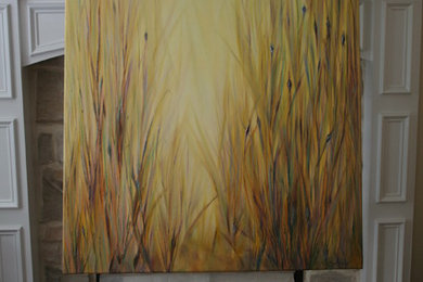 Commissionned large painting - Before delivery