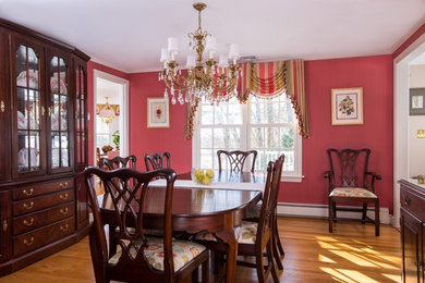 Dining room - traditional dining room idea in Boston