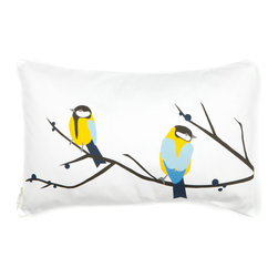 Juneberry & Bird Cushion - Scatter Cushions