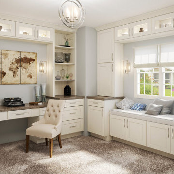 Shaker Antique White Kitchen Cabinet