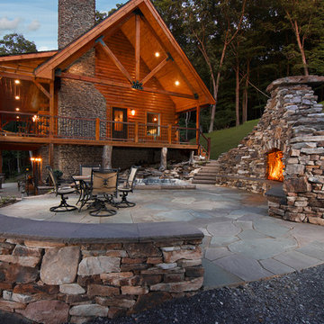 Log Cabin Living with Extreme Outdoor Living Area