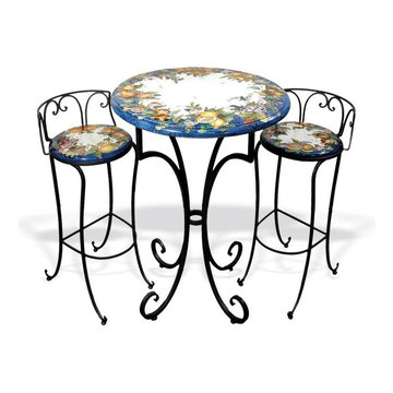 italian handmade & handpainted ceramic table