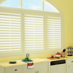 Palm Beach&trade; polysatin shutters with Palmetto&trade; - Window Treatments