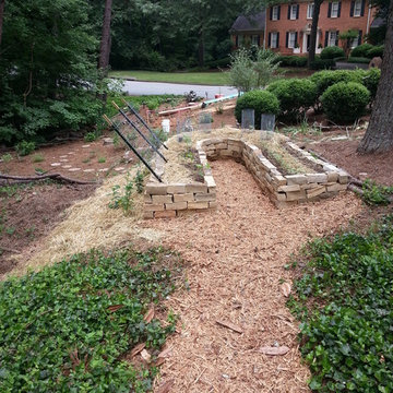 Rock Raised Veggie Garden Bed