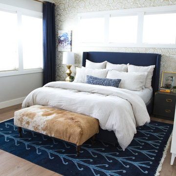 Midcentury Bohemian Master Bedroom
