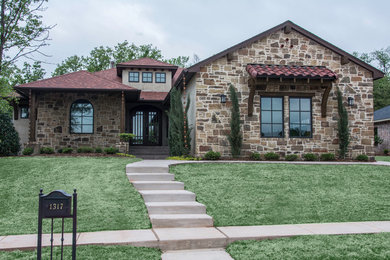 Craftsman exterior home idea in Oklahoma City