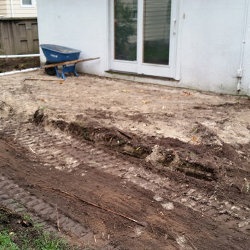 BEFORE Picture of Paver Patio