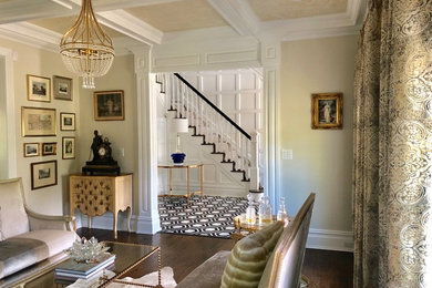 Inspiration for an eclectic living room remodel in New York