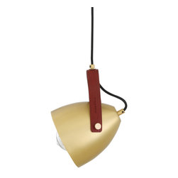SOUTHWARK PENDANT WITH RESCUED FIRE-HOSE STRAP - Pendant Lighting