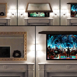 Hide TV with Mirror! - Entertainment Centers And Tv Stands