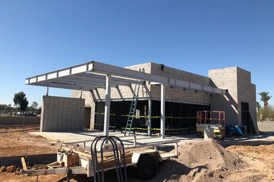 Inspiration for a contemporary home design remodel in Phoenix