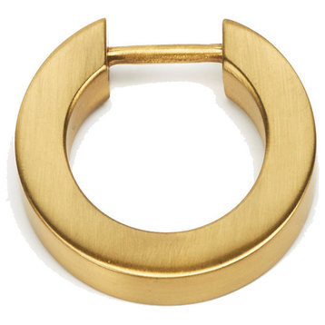 Alno A2660-15 Convertibles 1-1/2" Flat Round Cabinet Ring Pull - - Satin Brass
