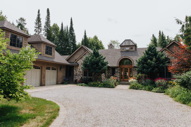 Example of an exterior home design in Other