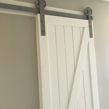 Interior sliding barn doos for closets